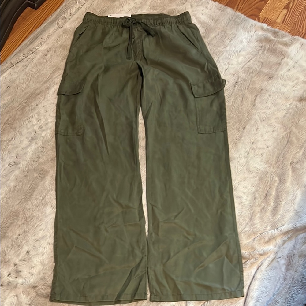 Sanctuary Green Cargo Pants Straight Leg